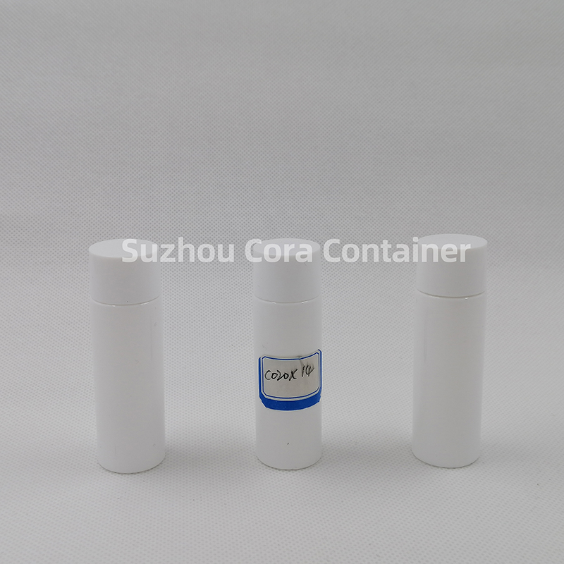 20ml Neck Size 14mm Pet Plastic Cosmetic Bottle with Screawing Cap