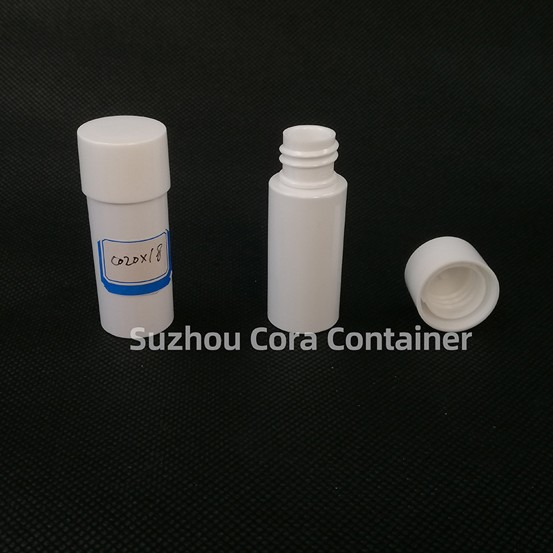 20ml Neck Size 18mm Pet Plastic Cosmetic Bottle with Screawing Cap