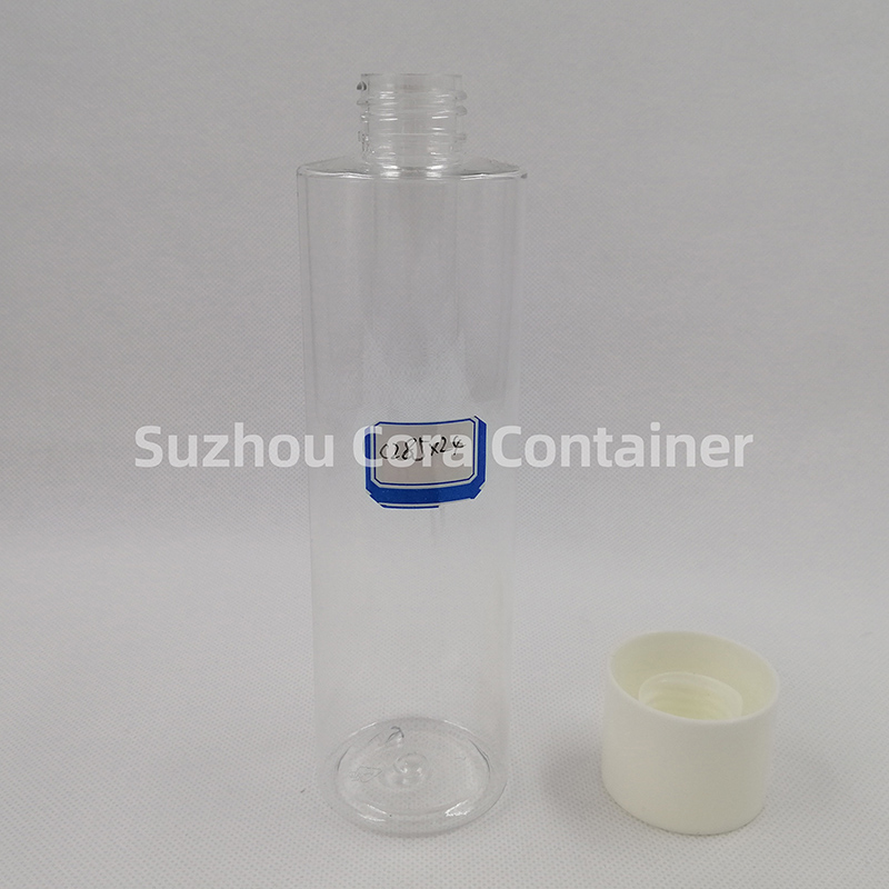 285ml Neck Size 24mm Pet Plastic Cosmetic Bottle with Screawing Cap