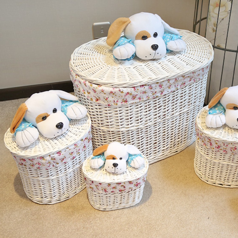 Willow Laundry Basket med Lid