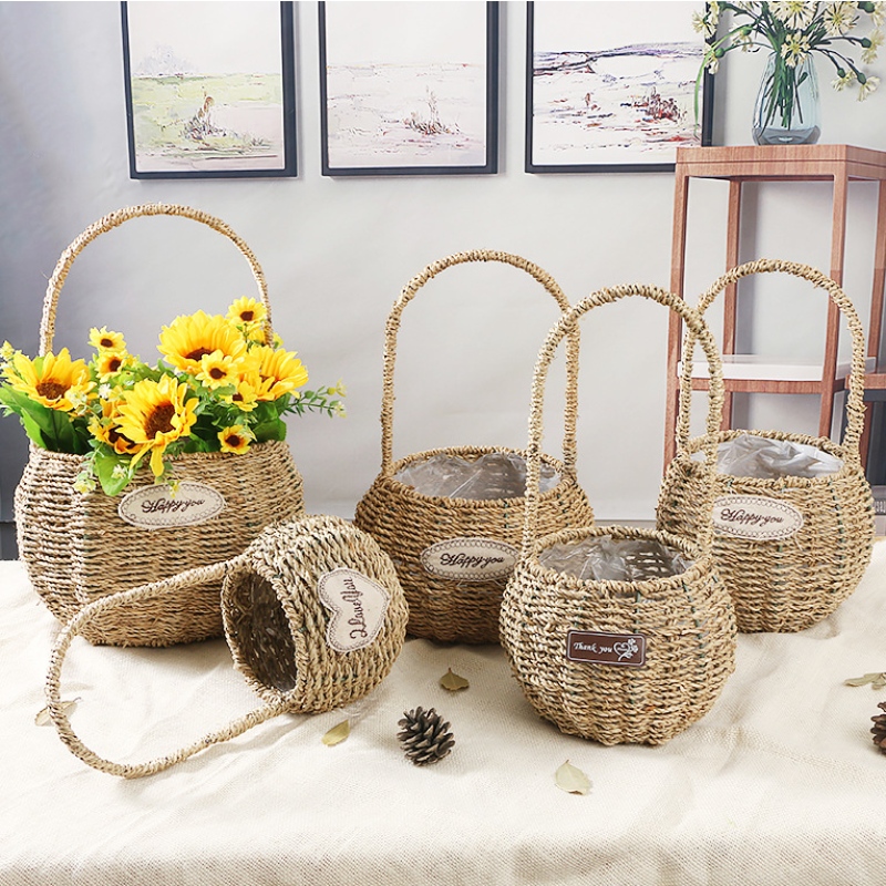 Sækkekurv til oplagring af havgræs