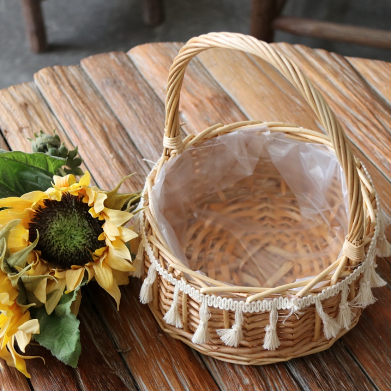 Håndlavet opbevaringskurv