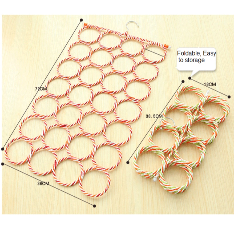 28 Loop Tørklæde Organizer Hangers Holder