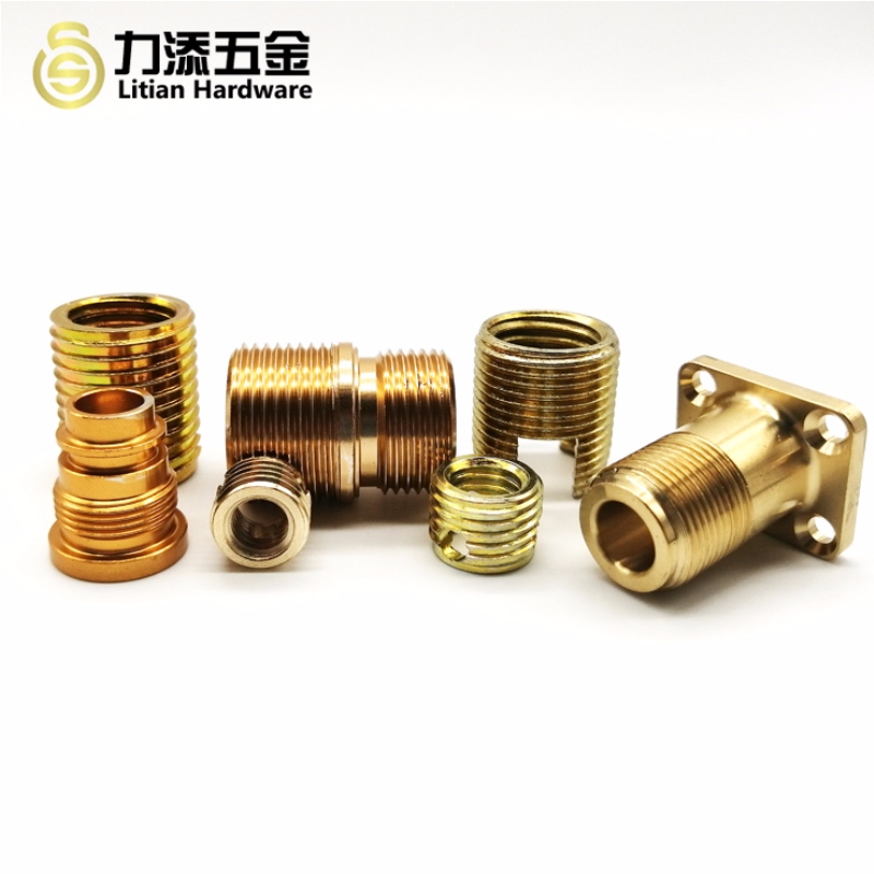 Fabriks hot salg M3-M12 messing gevind nøglelås indsats