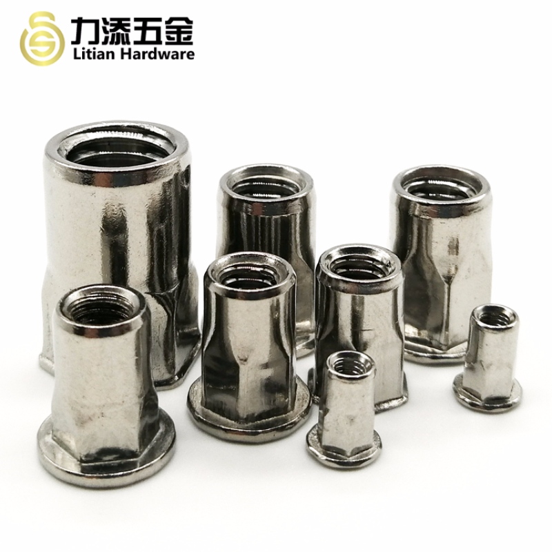 fabrik engros M3-M12 rustfrit stål blind hex nitter møtrik