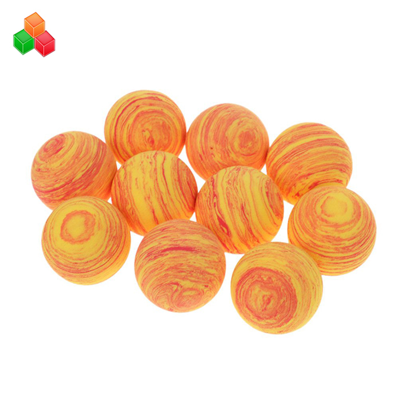 Højt kvalitets eva skumbold tilpasset størrelse print bløde eva skumbolde til golf / massage / kid legeplads