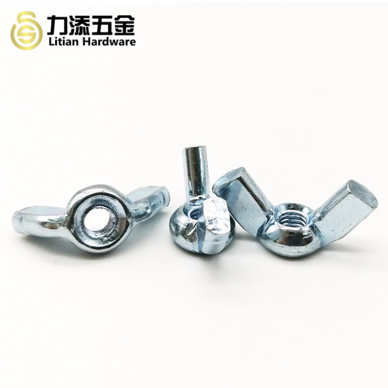 DIN315 zinklet carbon Steel wing nødde