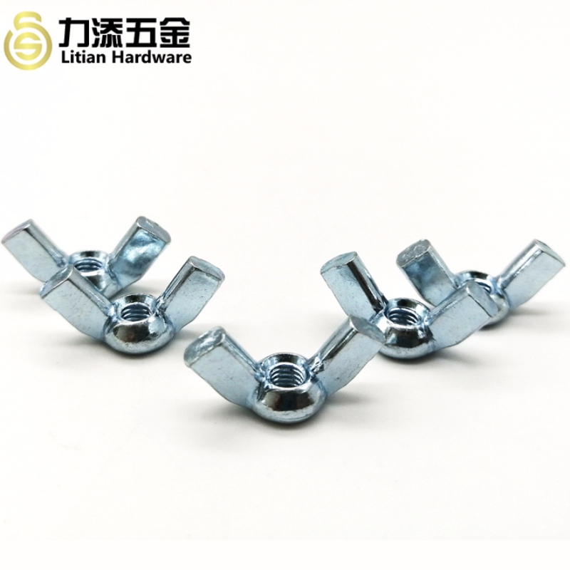 DIN315 zinklet carbon Steel wing nødde
