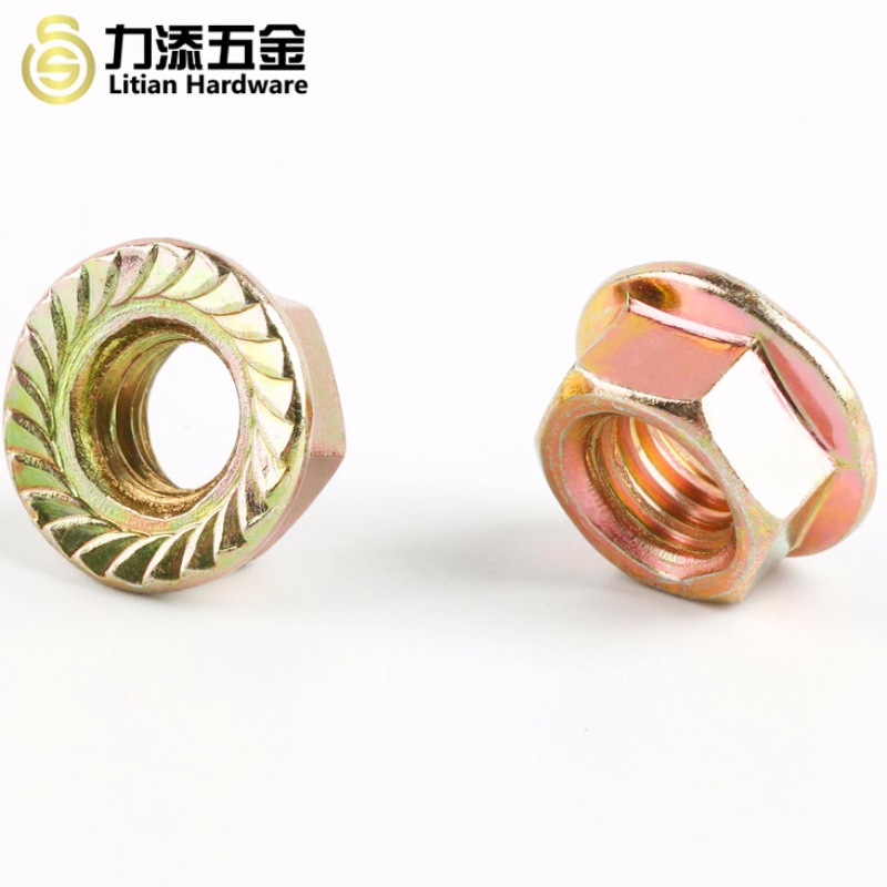 DIN6923 M3-M12 slags materialebehandlingsflangemøtrik