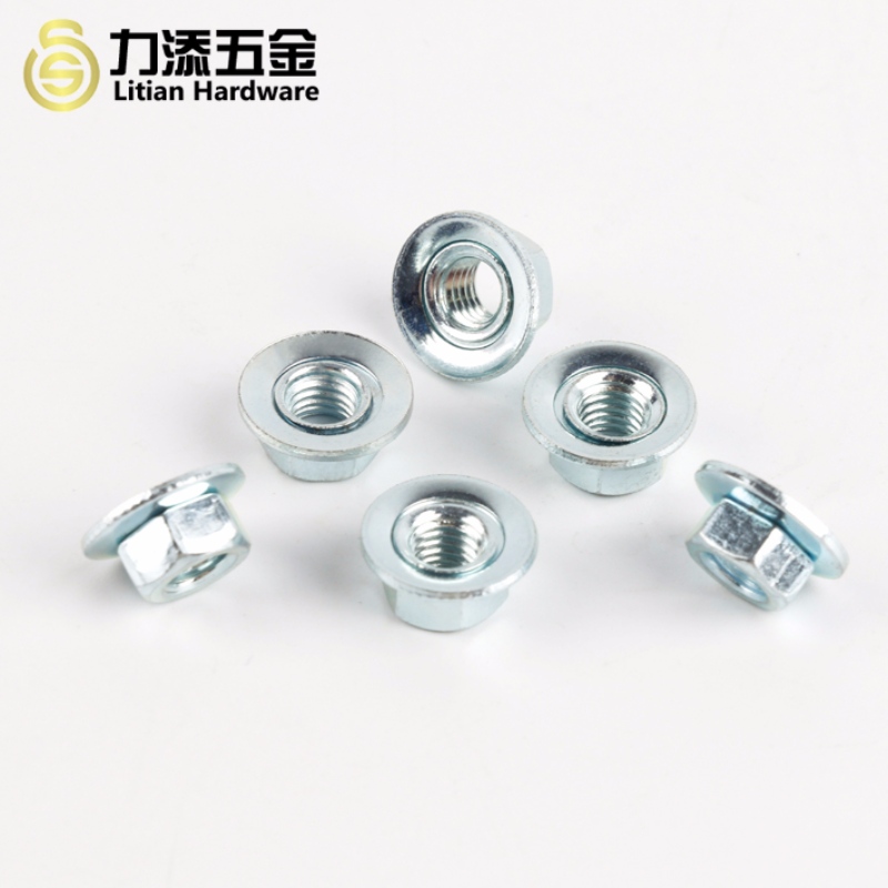 Forzinket kulstofstål M3-M12 spindemøtrik