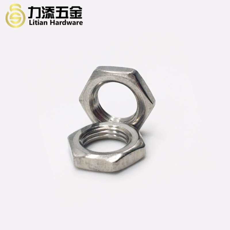 DIN439 Rustfrit stål M3-M12 hex marmelade