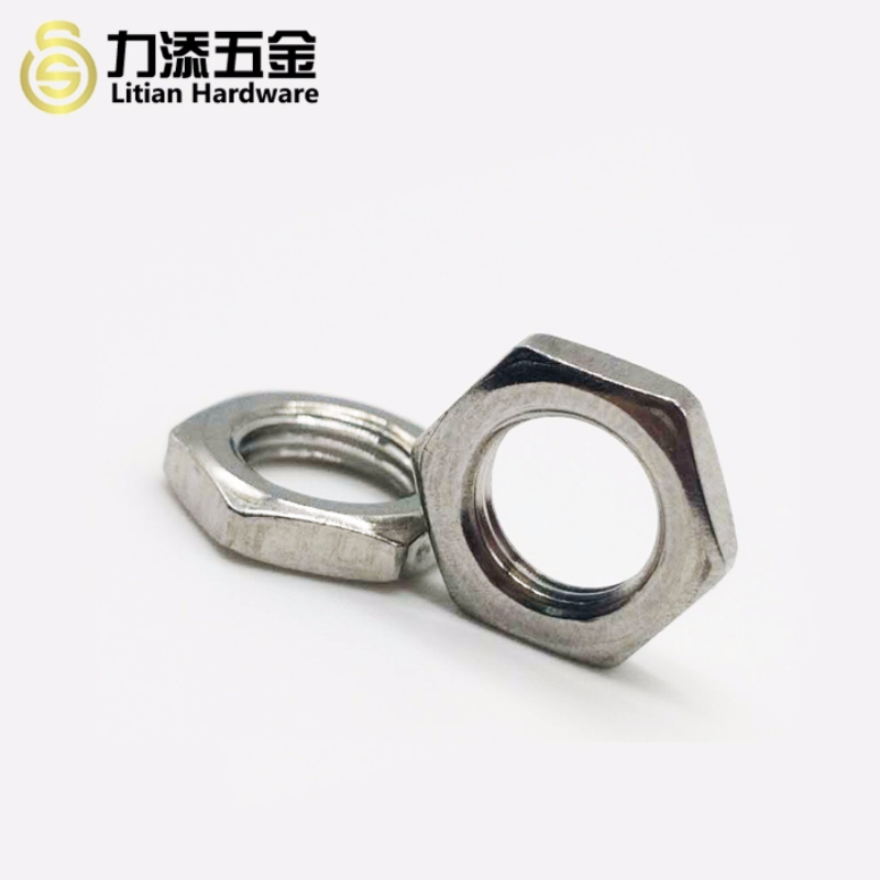 DIN439 Rustfrit stål M3-M12 hex marmelade