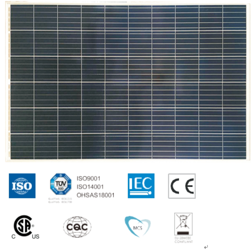 Høj ydeevne POLYCRYSTAL INE-MODUL SYM60-6-260P-280P