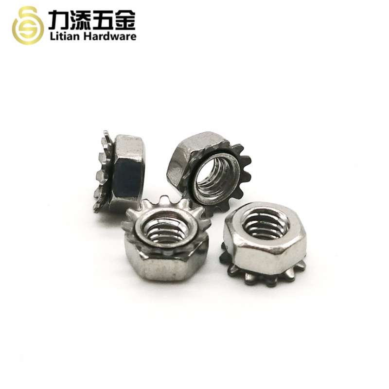 M3-M12 Keps låsemøtrik i rustfrit stål