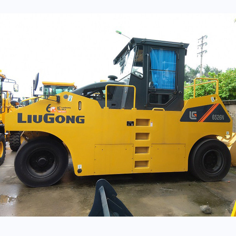 Liugong Officiel Producent 26t Mekanisk Enkelt-Trom Road Roller Clg6526