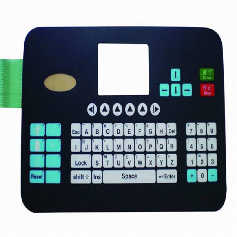 Kina OEM \/ ODM-producent Tilpasset prototype Cafe Machine Membrane Switch