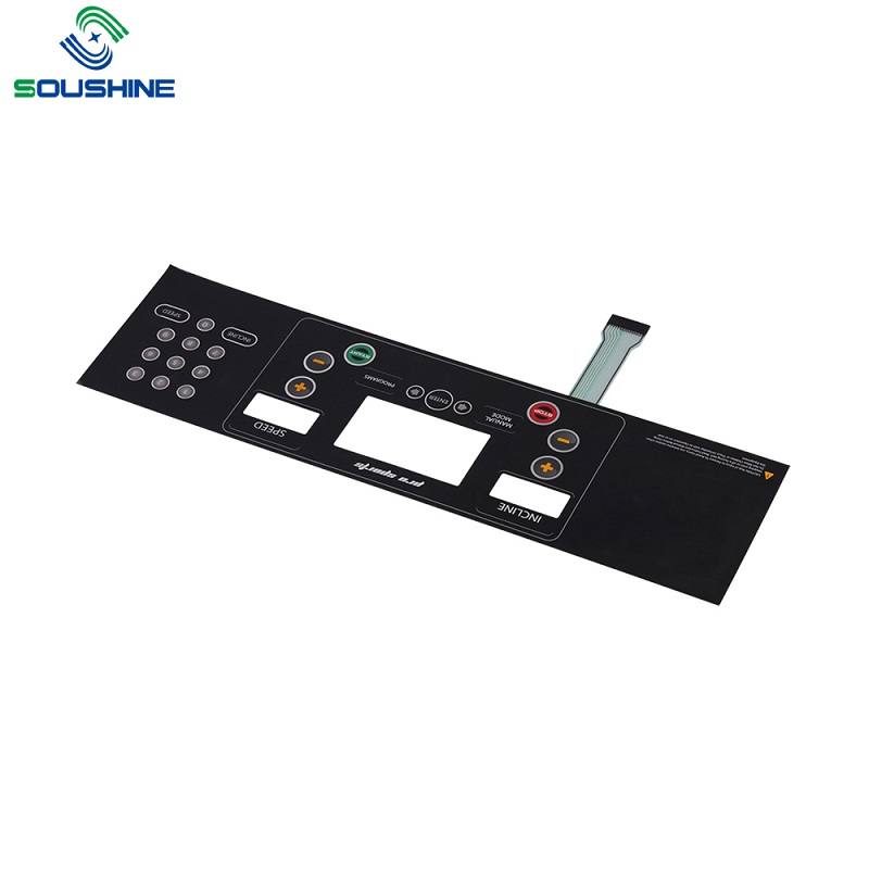 Højkvalitets silicone gummitryk button membran switch