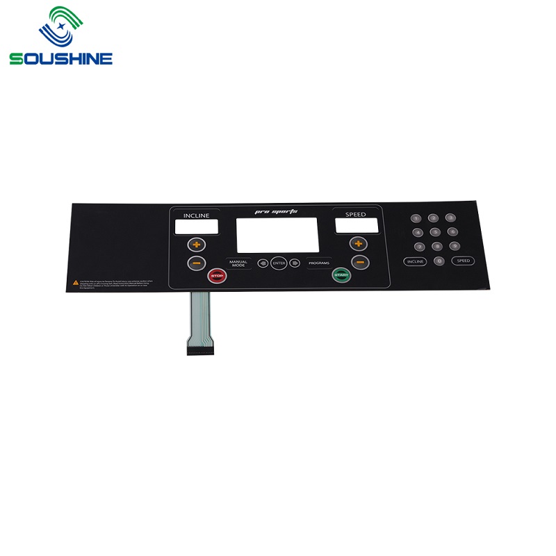 Højkvalitets silicone gummitryk button membran switch