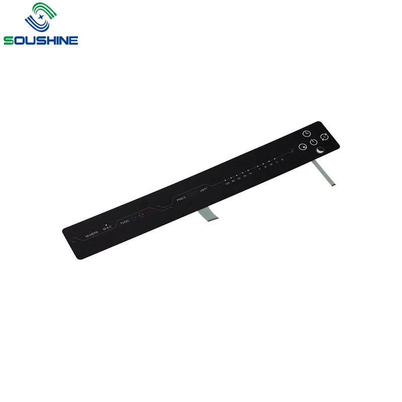 Brugerdefineret LED Membrane Switch, vandtæt Membrane Switch, Custom Digital Printing Membrae Switch with Ledd