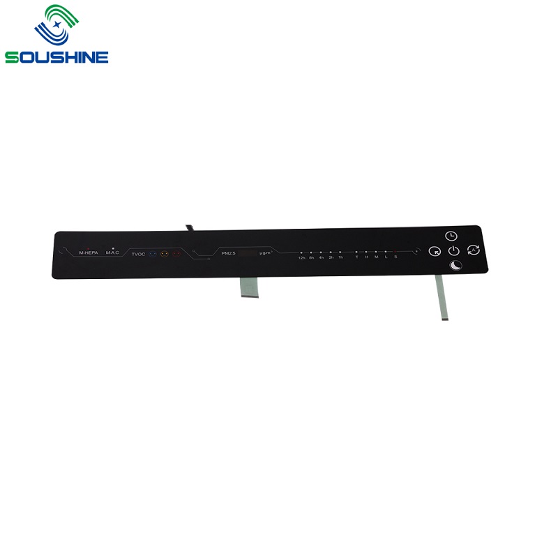 Brugerdefineret LED Membrane Switch, vandtæt Membrane Switch, Custom Digital Printing Membrae Switch with Ledd