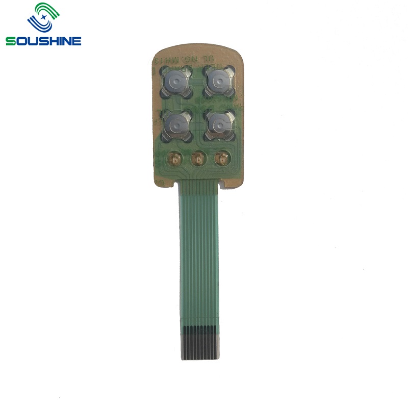 Told God taktfast Duraswitch membran switch med klart vindue