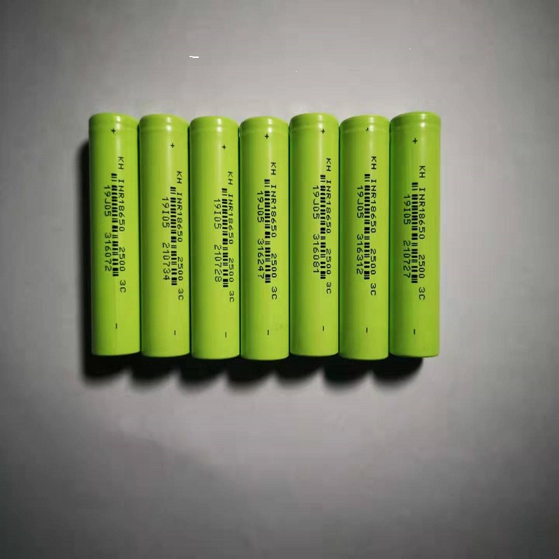 18650-2500mAh 9Wh 3C Lithium-ion batteri