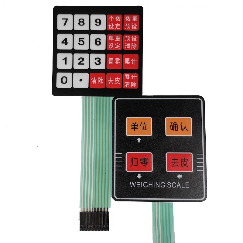 Kina Producent Custom lager membran switch