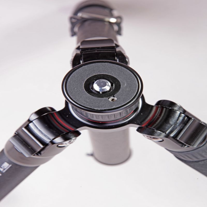 Kingjoy Portable Carbon Fiber Professionel rejse Fotostativ med 1\/4 ”kamerastativhoved til Canon Nikon DSLR-kameraer