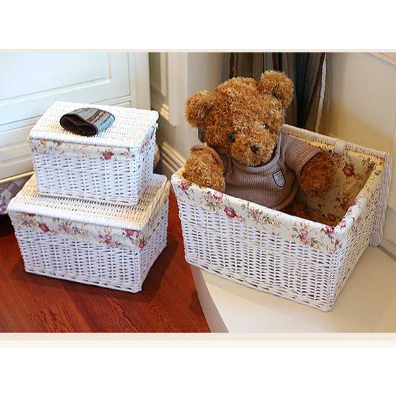 Håndlavet desktop opbevaringskurv