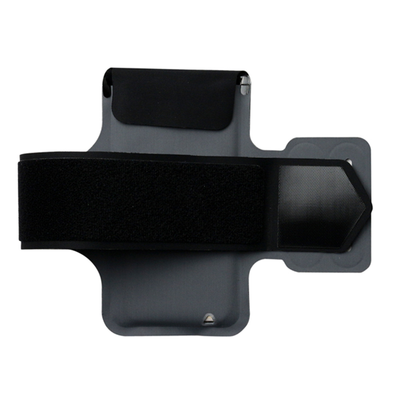 Grå Lycra Sport armbånd med vandtæt TPU