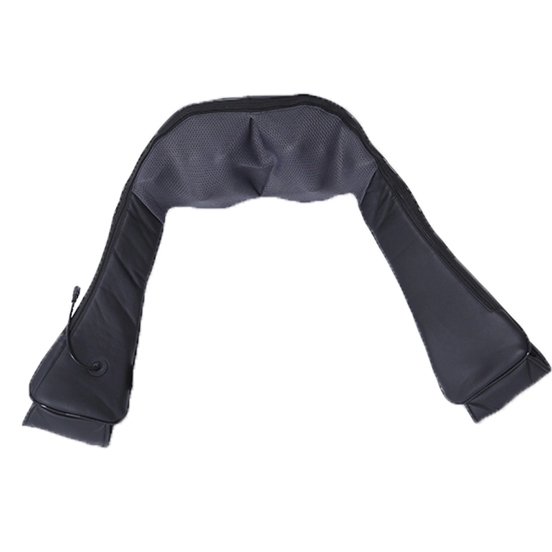 PU-læder elektrisk Shiatsu-rygmassager til skulderhalsmassager