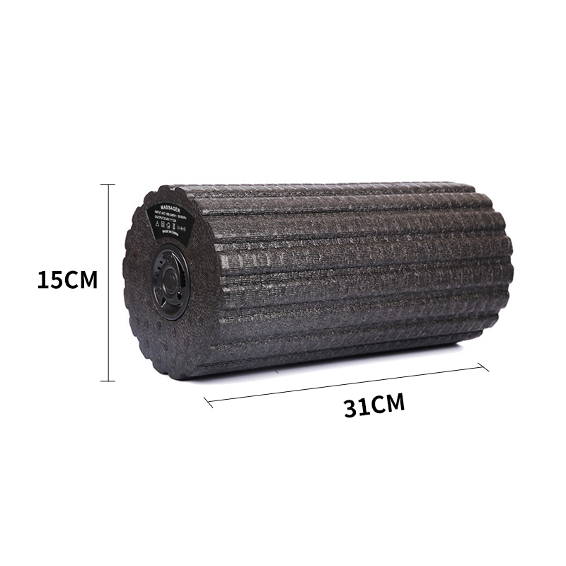 Multifunktionselektrisk vibrerende skumvalse Yoga 5 hastigheds massagevalser