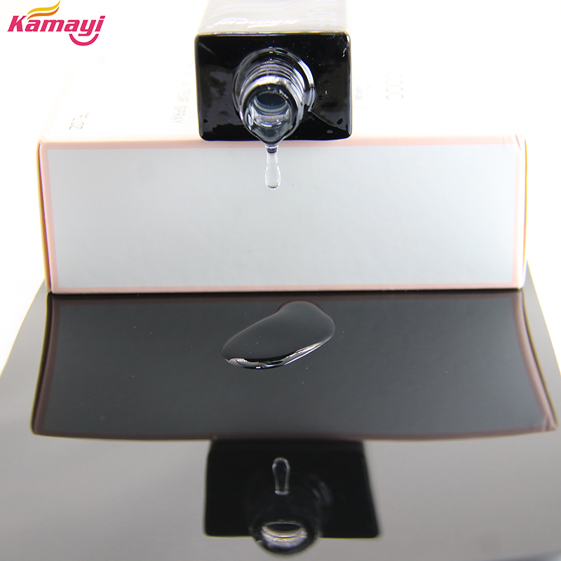 Kamayi topcoat og base coat neglesalong designkvalitet fabrikspris blødgør uv ledet neglelak toplak finish gel