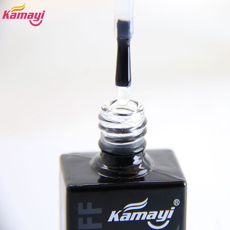 Kamayi topcoat og base coat neglesalong designkvalitet fabrikspris blødgør uv ledet neglelak toplak finish gel