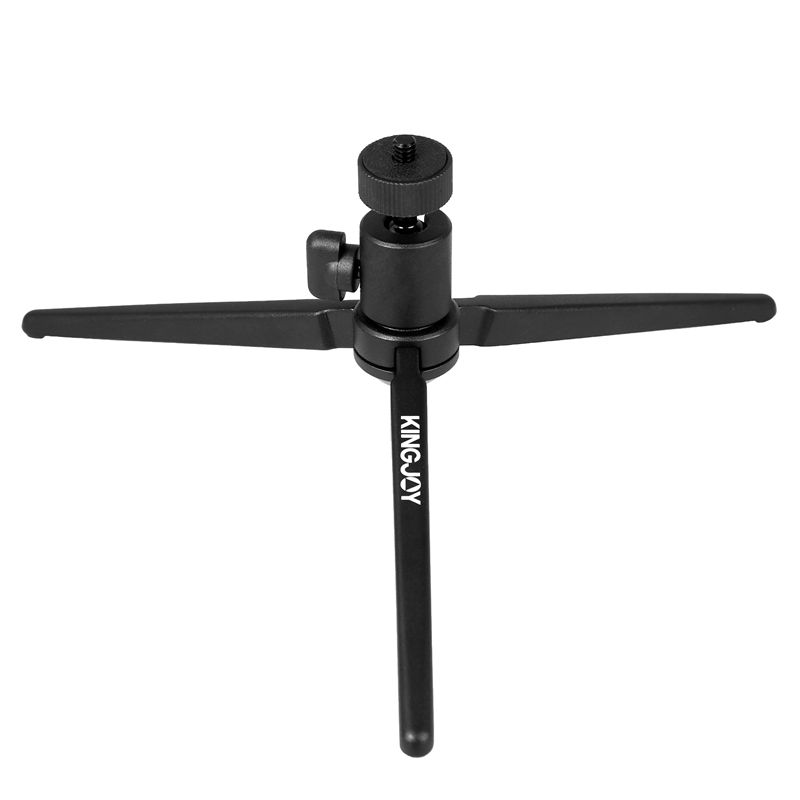 KINGJOY Mini Aluminum Tablethop Camera Foto Tripod M5 med 360 Grade Roterende kugle Head