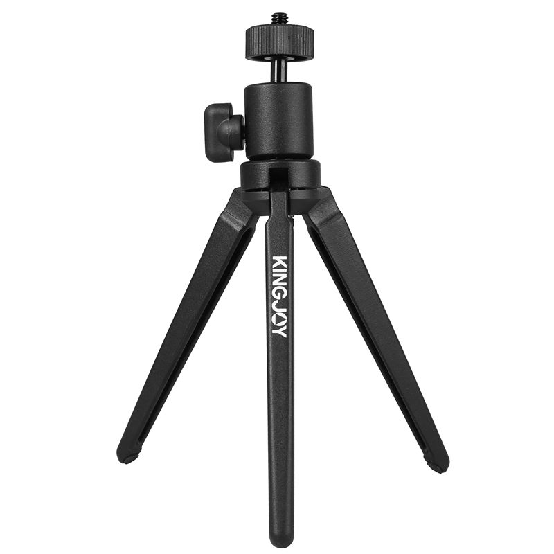 KINGJOY Mini Aluminum Tablethop Camera Foto Tripod M5 med 360 Grade Roterende kugle Head