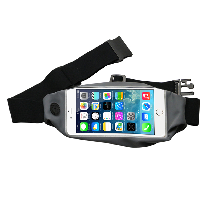 Mobiltelefon Sport Hiving Waist Pouch Bag for Mænd Kvinder