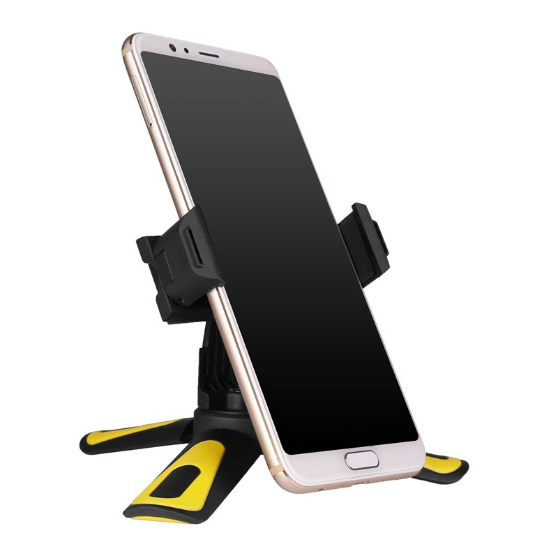 KINGJOY Mini farverigt moderigtigt bordplade med universel mobil klemme til selfie-skydning