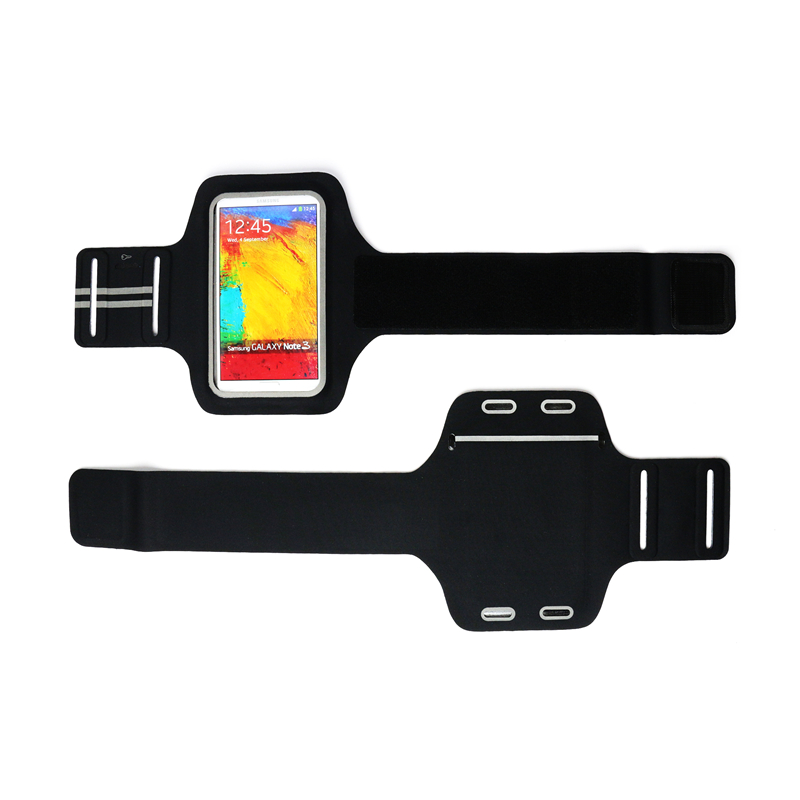 Sort vandfri Lycra Cellphone Running 5.5-6 størrelse