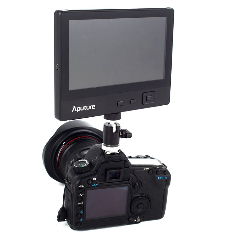 KINGJOY mini kuglehovedbolt med hotshoe adapter