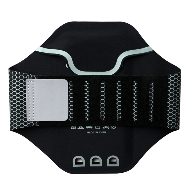 Udendørs Universal Custom Logo Trykt vandtæt Lycra stof Sport Armbånd