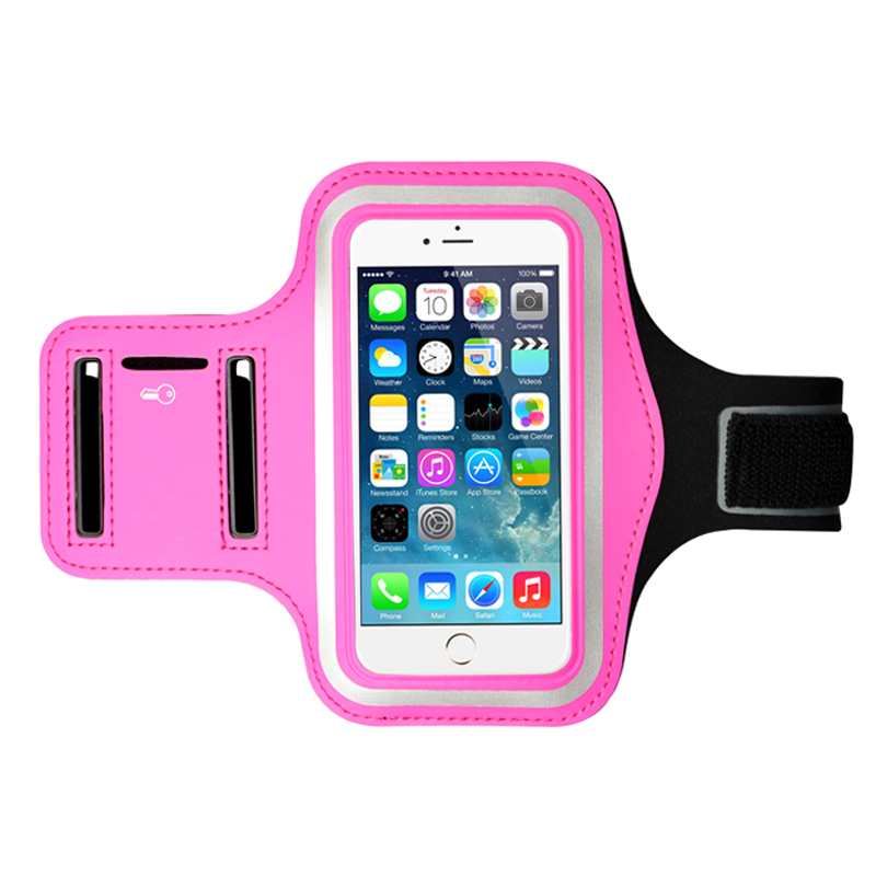 Salgsfremmende Universal Reflective Cellphone Gym Neoprene Sport Armband