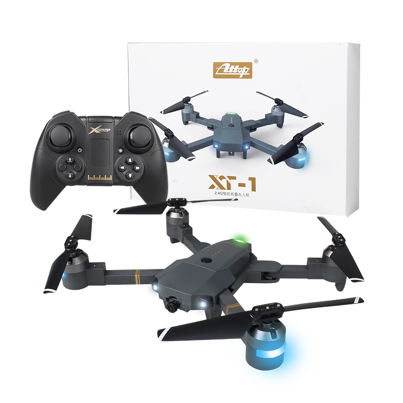 2019 Hot XT-1 Drone med kamera WIFI Mini Pocket Dron Sammenfoldelig RC Quadcopter