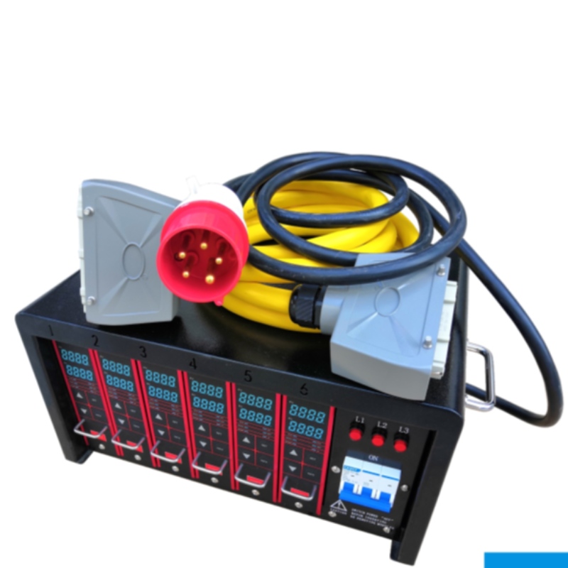 Kontrolboks for varm løber