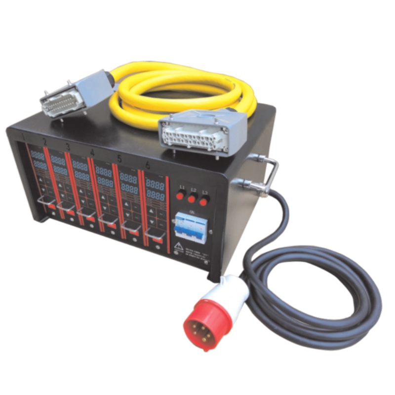 Kontrolboks for varm løber