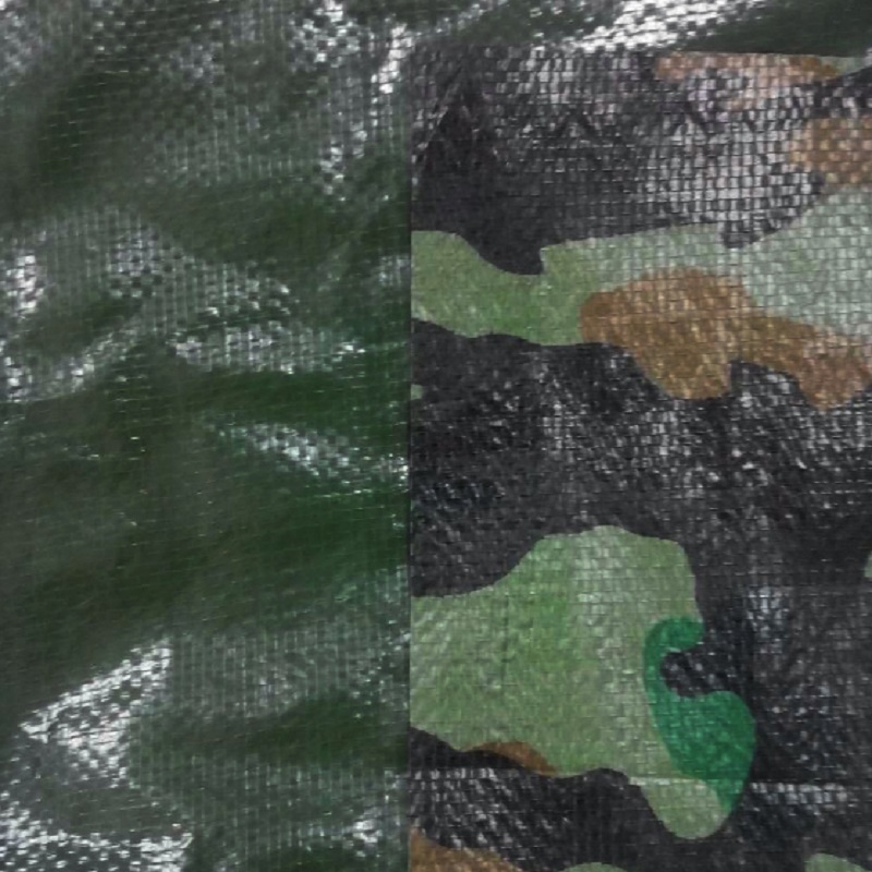 Camouflage Tarp Fire Resistent Tarp Telt lærred
