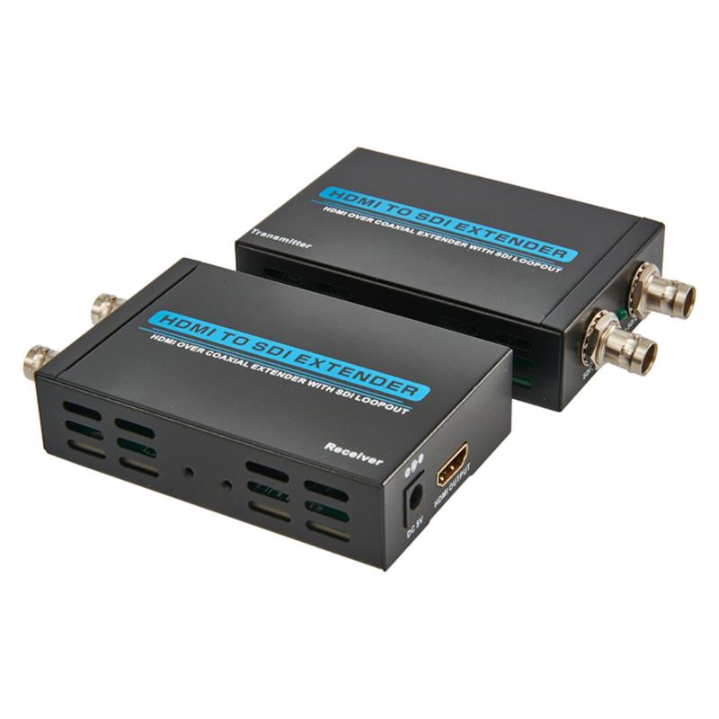 HDMI til SDI Extender 100 m HDMI Over Coaxial Extender med SDI Output