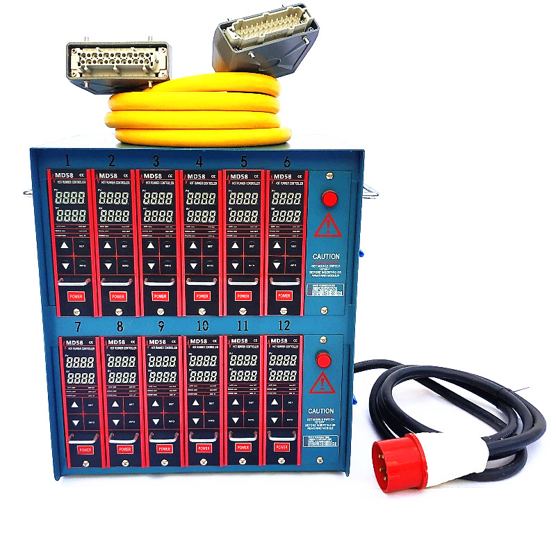 12 sæt græsgrønne temperaturstyringsbokse