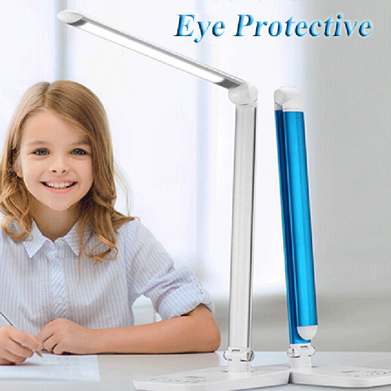 586S Moderne Hotel Style Energy Saving Bord lampe dirigeret Aluminium 7 trin lysstyrke