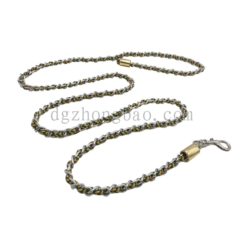 Slidbestandigt slæbebånd til læder reb